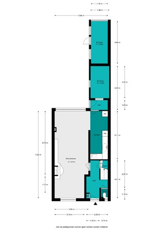 Plattegrond - Mauritsweg 16, 4791 JL Klundert - Mauritsweg 16 Begane grond - 2D.jpg